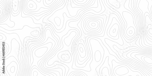 Background with wave lines Topographic map. Geographic mountain relief. Abstract lines background. Contour maps. Vector illustration, Topo contour map on white background, Topographic contour lines.