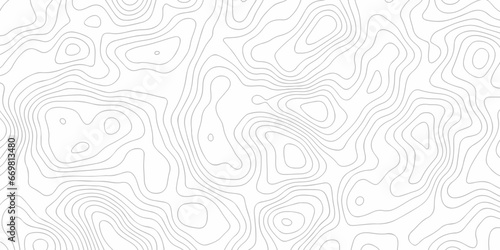 Background wave lines Topographic map. Geographic mountain relief. Abstract lines background. Contour maps. Vector illustration, Topo contour map on white background, Topographic contour lines.