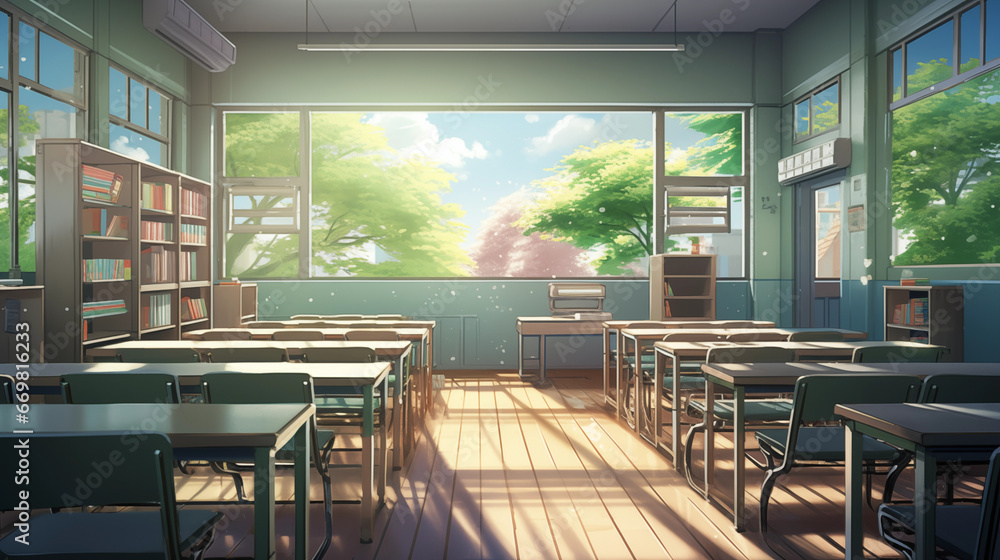 Naklejka premium classroom