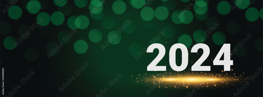 New year 2024 Facebook cover web banner template New year 2024 Facebook cover web banner template