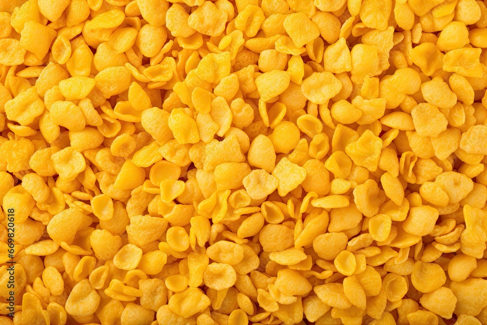 Corn flakes background. Generative AI image Corn flakes background. Generative AI image