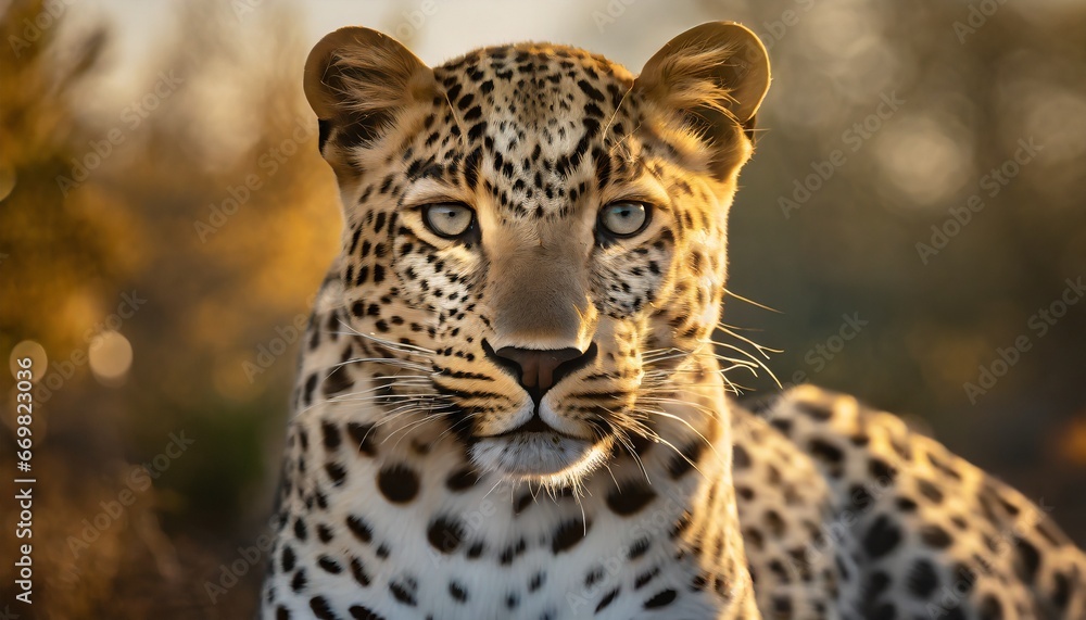 Fototapeta premium portrait of a leopard