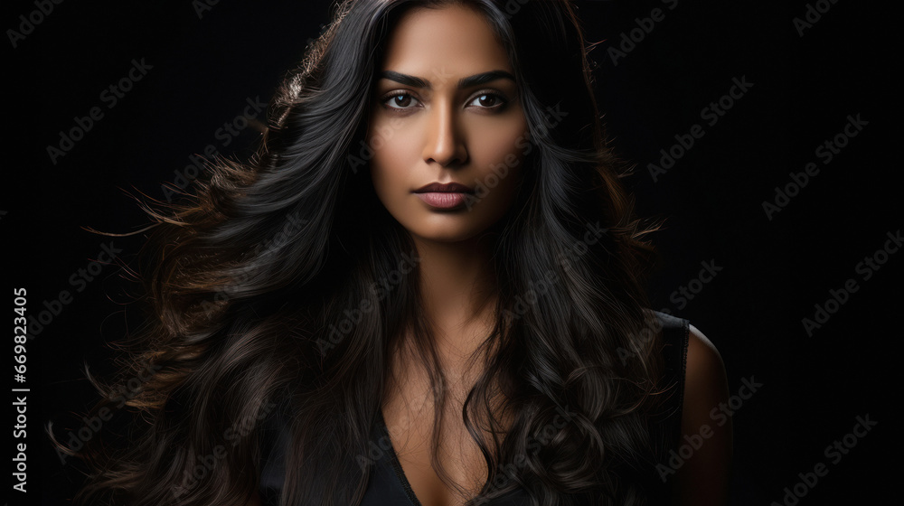 indian woman with beautiful hair indian woman with beautiful hair