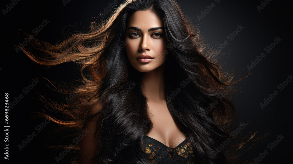 indian woman with beautiful hair indian woman with beautiful hair