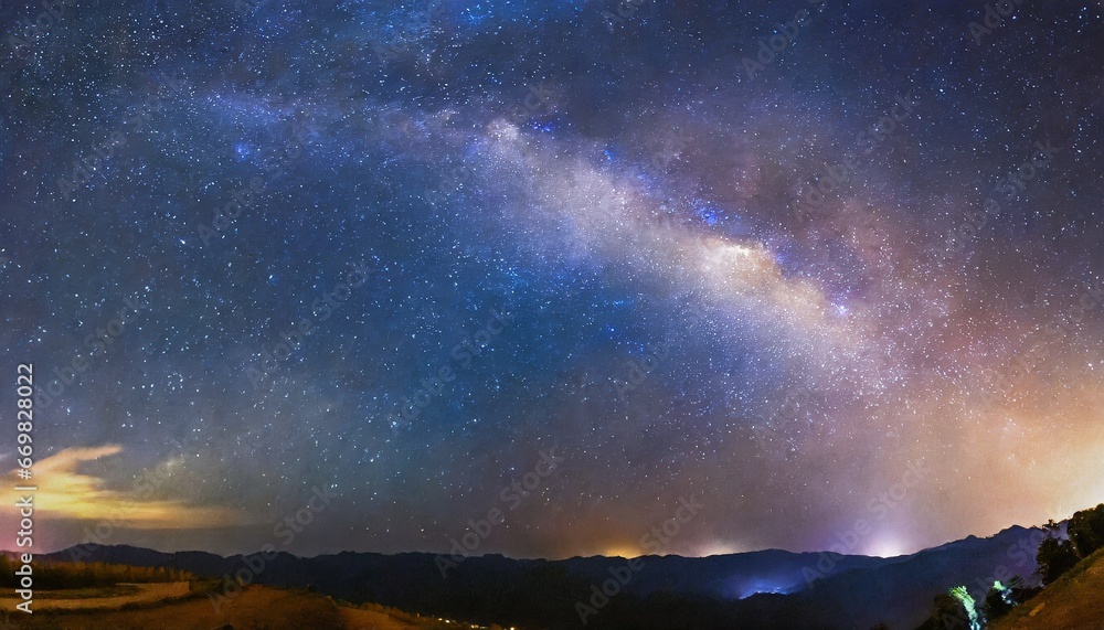 Naklejka premium sky with stars