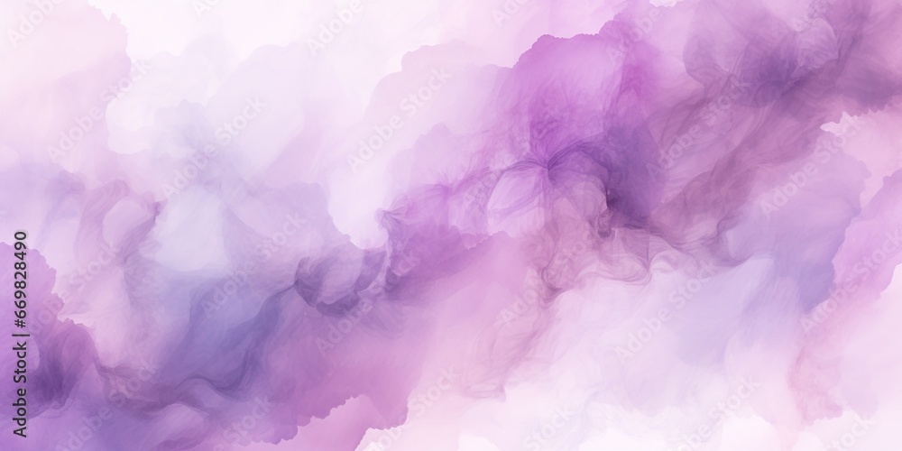 Obraz premium Abstract Watercolor in Shades of Lilac: An abstract watercolor representation with a predominance of lilac tones. The blank space at the bottom is perfect for text insertion , abstract wallpaper
