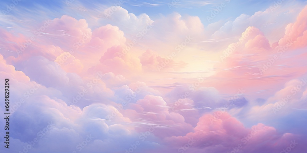 Cotton Candy Skies: An abstract depiction of soft, pastel-colored clouds, reminiscent of cotton candy, instilling a sense of calm and peace , abstract wallpaper background
Cotton Candy Skies: An abstract depiction of soft, pastel-colored clouds, reminiscent of cotton candy, instilling a sense of calm and peace , abstract wallpaper background