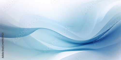 Dynamic Swirls in Cool Tones: An abstract image featuring dynamic swirls and waves in cool and calming color tones. There is a generous blank space in the center for adding promotional text.