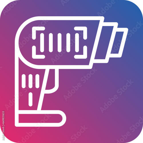 Vector Design Barcode Scanner Icon Style