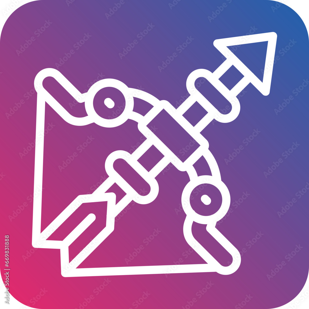 Vector Design Archery Icon Style Vector Design Archery Icon Style