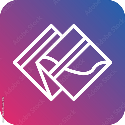 Vector Design Handkerchief Icon Style