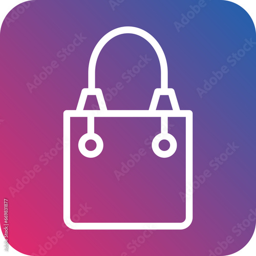 Vector Design Totebag Icon Style