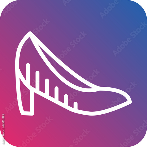 Vector Design High Heels Icon Style