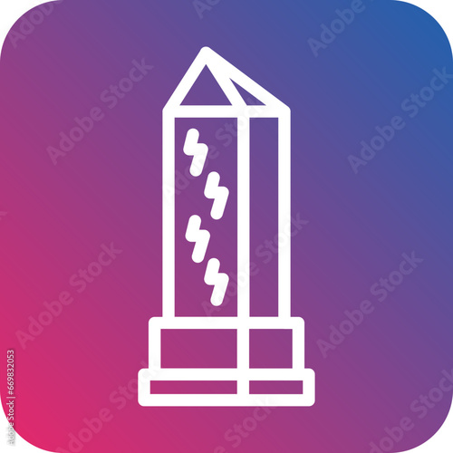 Vector Design Obelisk Icon Style