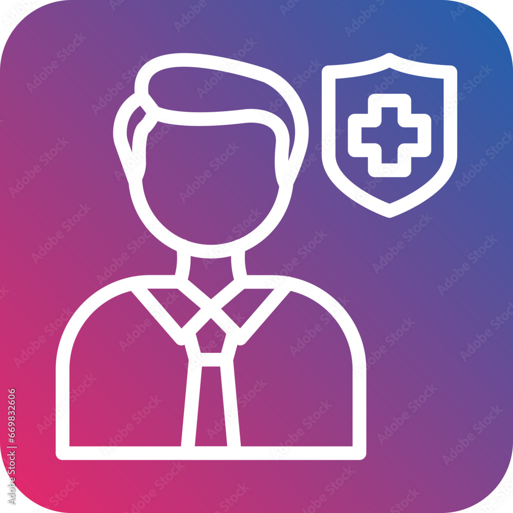Vector Design Health Inspector Icon Style Vector Design Health Inspector Icon Style