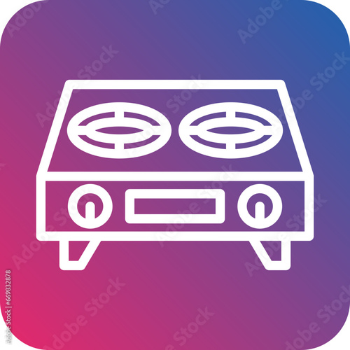 Vector Design Gas Stove Icon Style