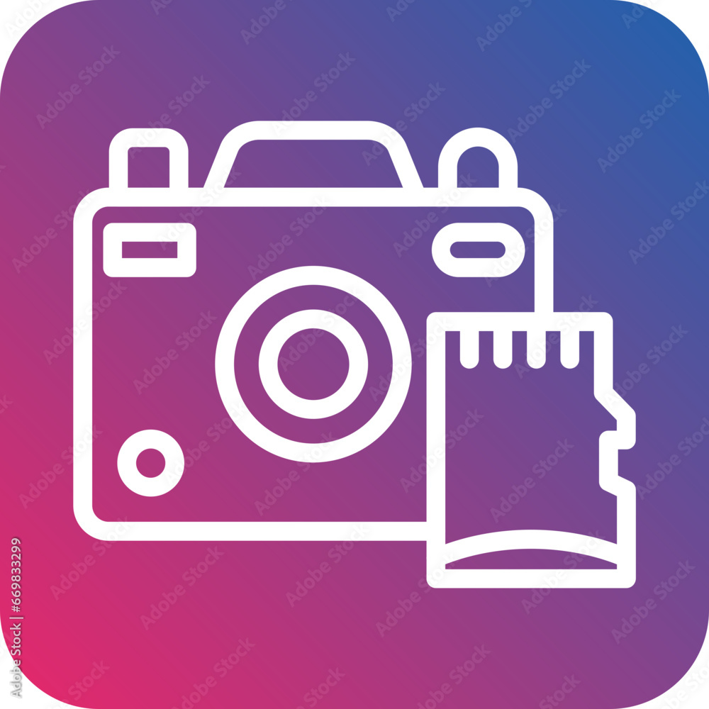 Vector Design Camera Drive Icon Style Vector Design Camera Drive Icon Style