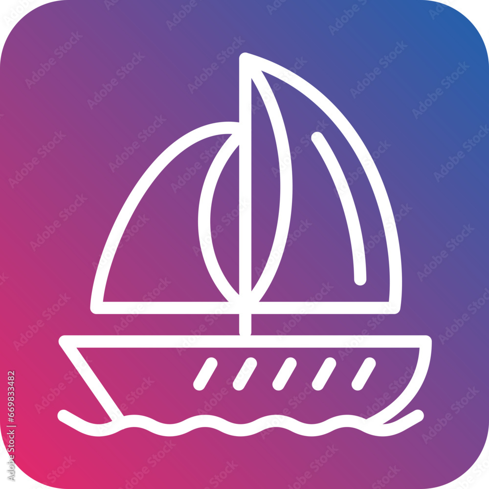 Vector Design Boat Icon Style Vector Design Boat Icon Style