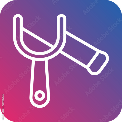 Vector Design Slingshot Icon Style
