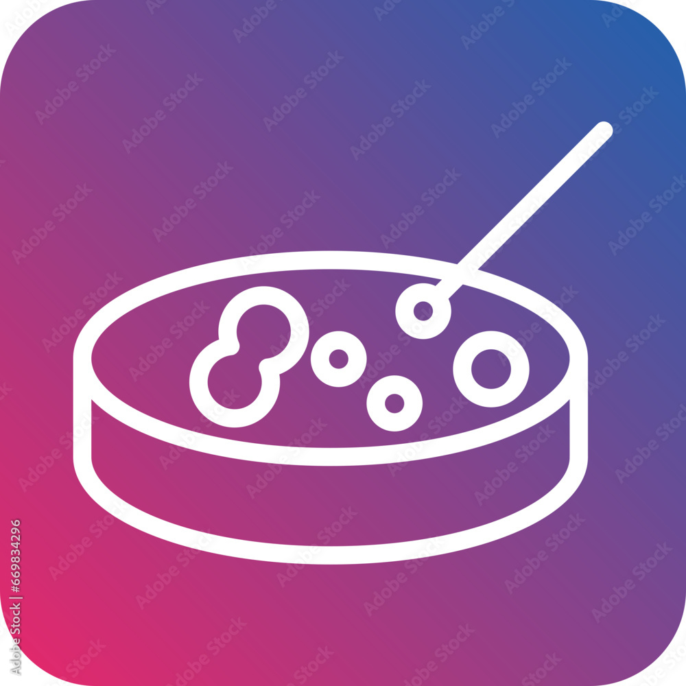 Vector Design Petri Dish Icon Style Vector Design Petri Dish Icon Style
