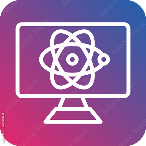 Vector Design Computer Science Icon Style