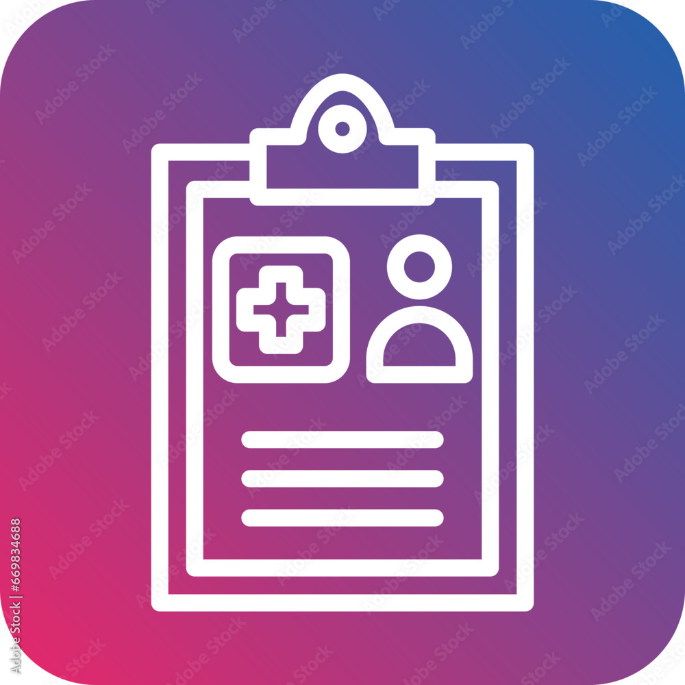 Vector Design Medical Report Icon Style Vector Design Medical Report Icon Style