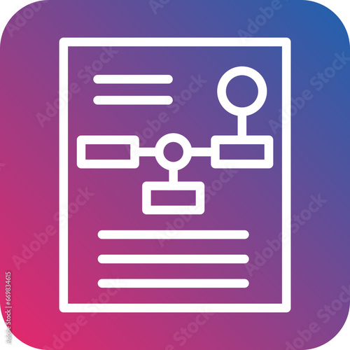 Vector Design Planning Icon Style