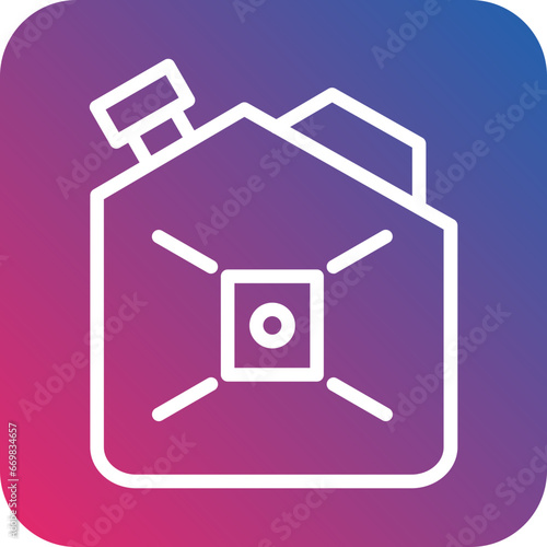 Vector Design Jerrycan Icon Style