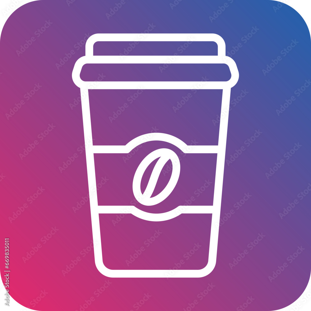 Vector Design Coffee Takeaway Icon Style Vector Design Coffee Takeaway Icon Style