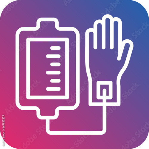 Vector Design Blood Donation Icon Style