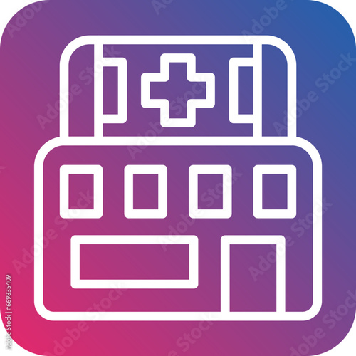 Vector Design Clinic Icon Style