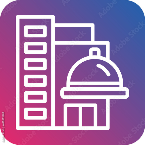 Vector Design Corporate Catering Icon Style
