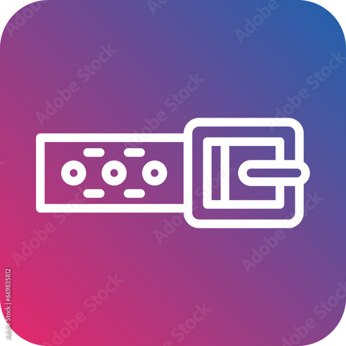 Vector Design Belt Icon Style