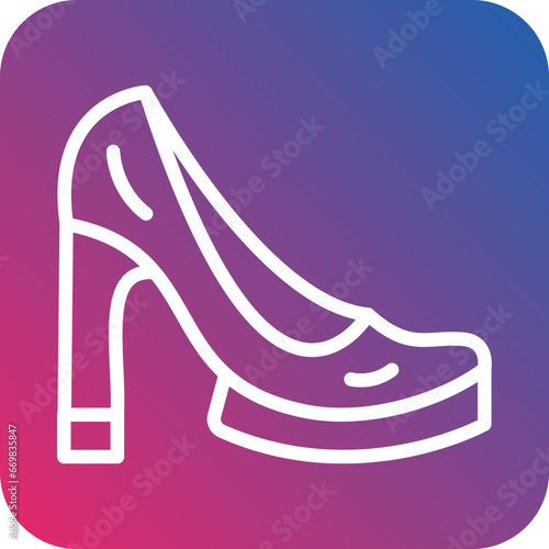 Vector Design Heels Icon Style