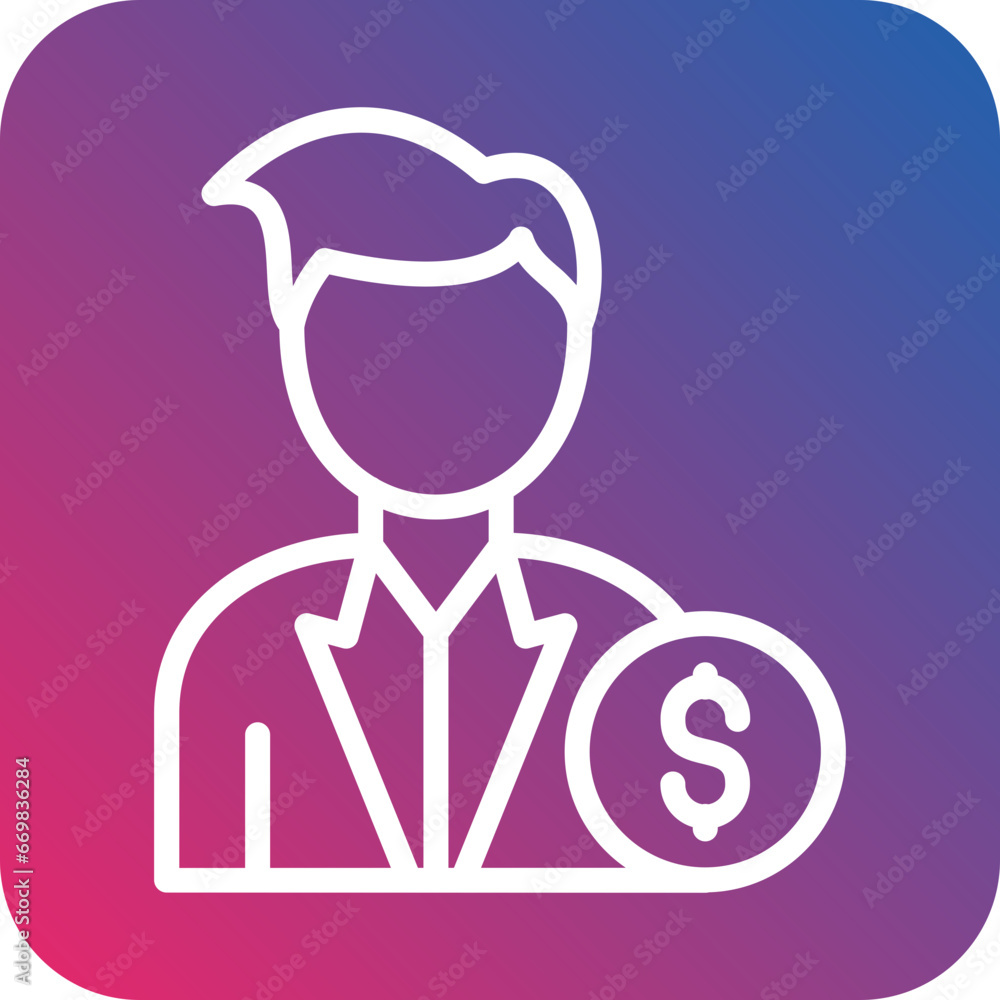 Vector Design Accredited Investor Icon Style Vector Design Accredited Investor Icon Style