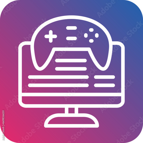 Vector Design Game Modding Icon Style photo