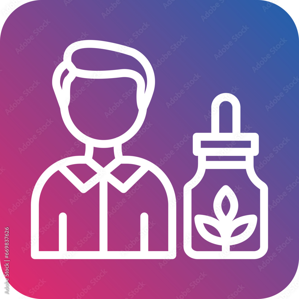 Vector Design Cbd Oil Users Icon Style Vector Design Cbd Oil Users Icon Style