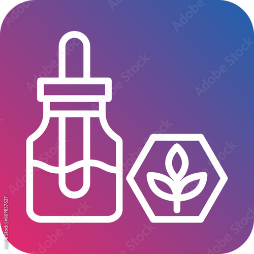Vector Design Cbd Oil Icon Style