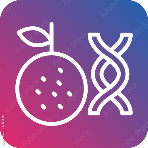 Vector Design Non Gmo Ingredients Icon Style
