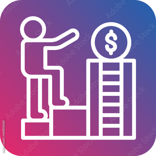 Vector Design Motivation & Incentives Icon Style