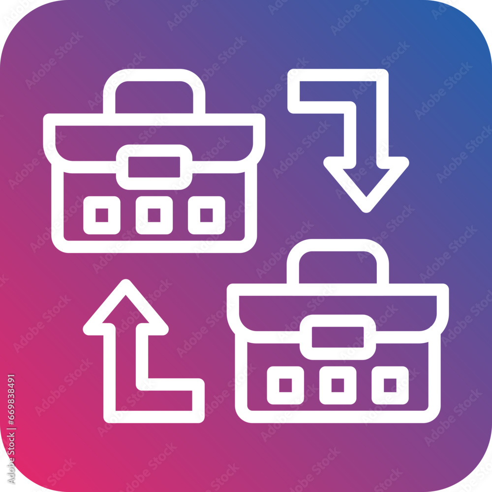 Vector Design B2B Icon Style Vector Design B2B Icon Style