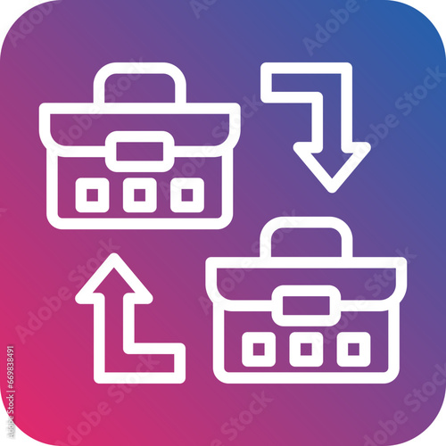 Vector Design B2B Icon Style