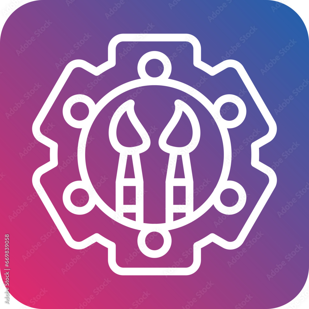 Vector Design Art Progress Icon Style Vector Design Art Progress Icon Style