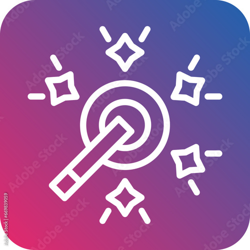 Vector Design Auto Enhance Icon Style