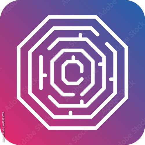 Vector Design Art Conundrum Icon Style