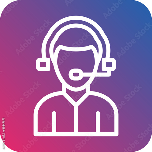 Customer Service Icon Style