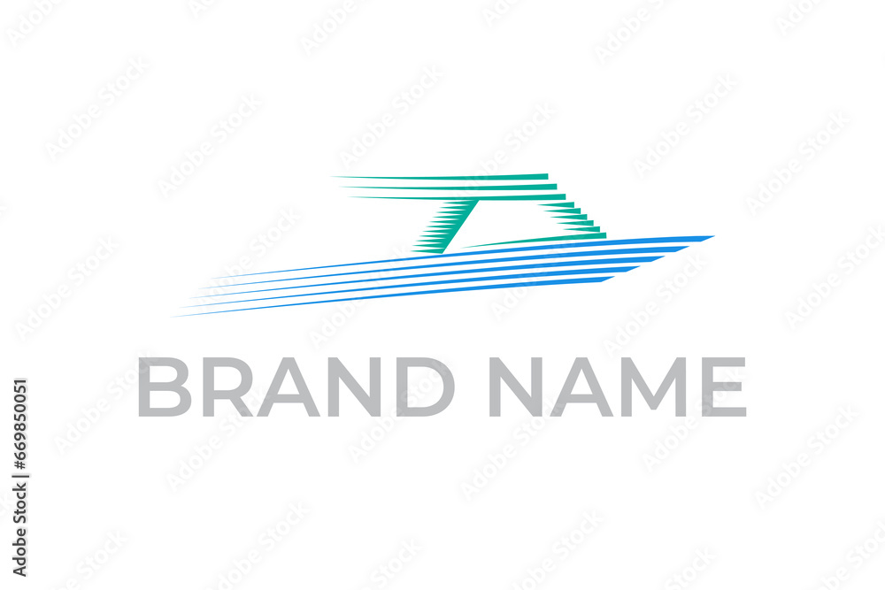 Boat logo design, abstract boat logo, monoline boat design, yacht logo design, yacht design