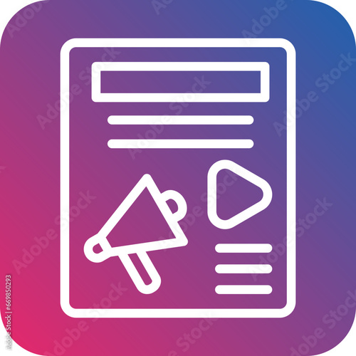 Advertorial Icon Style