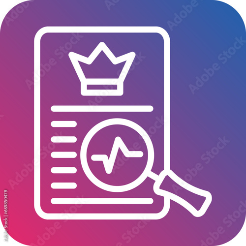 Brand Monitoring Icon Style