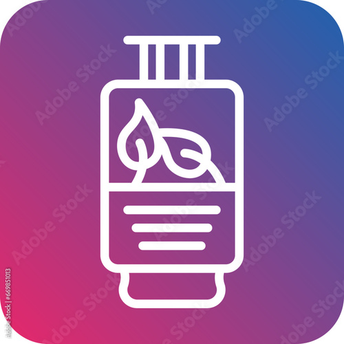 Biogas Cylinder Icon Style